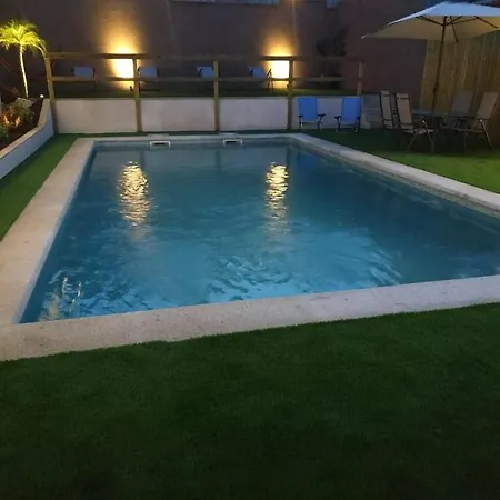 duplex piscina bbq vistas mar centro cambados Camping *